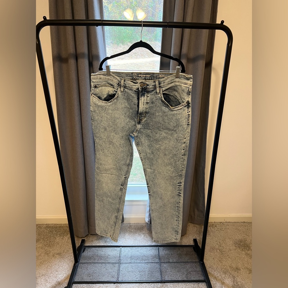 Original Use Light Blue Relaxed Mens Jeans